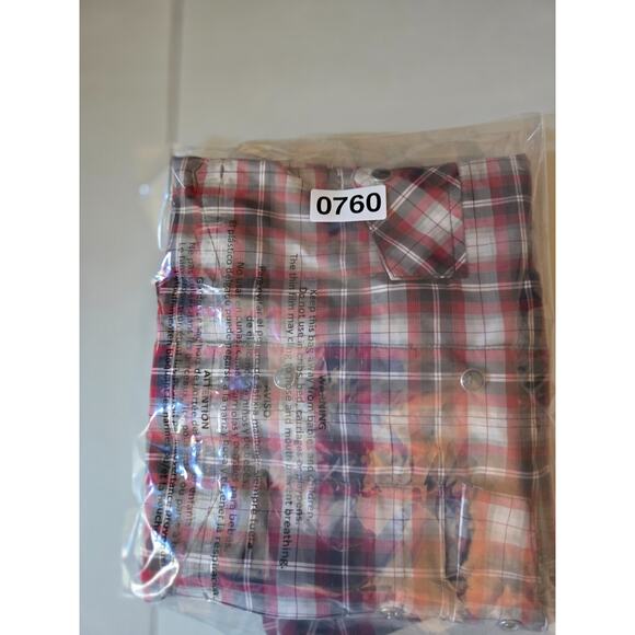 Kuhl "Mountain Grown" Plaid Pearl Snap Short Sleeve Lightweight Medium Shirt - Picture 9 of 9